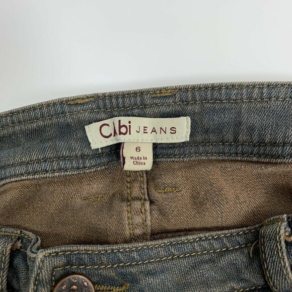Cabi Boot Cut Jeans Size 6 Womens Denim Blue Gray - Picture 6 of 11